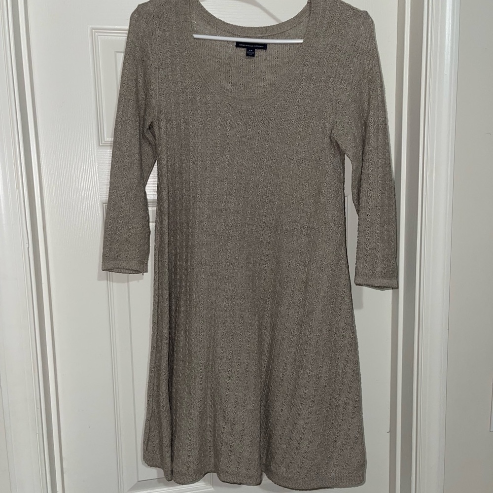 American Eagle Long Sleeve Mini Dress
